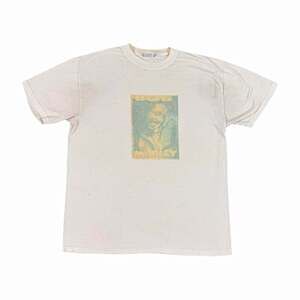Vintage Bob Marley Graphic Print White Crew Neck TShirt Short Sleeve XL
